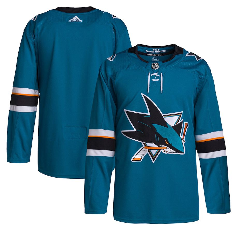 Men San Jose Sharks adidas Teal Home Primegreen Authentic Pro NHL Jersey->customized nhl jersey->Custom Jersey